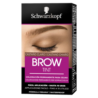 Schwarzkopf Brow Tint Kit per Colorazione Permanente Sopracciglia Formula...