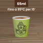Immagine 3 - Bicchierini da Caffè in Carta Riciclabile Fantasia CuzcoCUP Green da 65ml con Coperchi - Confezione da 100