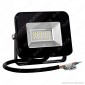 V-Tac VT-4611 I-Series Faretto LED SMD 10W Ultra Sottile da Esterno Colore Nero - SKU 5875 / 5876 / 5877 [TERMINATO]