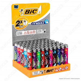 Bic Maxi J26 Grande Fantasia Smoking Rock With It! - Box Da 50