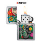 Immagine 5 - Zippo Accendino a Benzina Ricaricabile ed Antivento con Fantasia Freaky Nature Design - mod. 48635