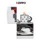 Immagine 5 - Zippo Premium Accendino a Benzina Ricaricabile ed Antivento con Fantasia Hot Rod Design - mod. 48660