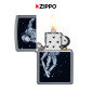 Immagine 5 - Zippo Accendino a Benzina Ricaricabile ed Antivento con Fantasia Skateboarding Astronaut Design - mod. 48644