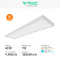 Immagine 4 - V-Tac VT-6147 6 Pannelli LED Rettangolari 120x30 40W SMD con Driver - SKU 216625 / 216626