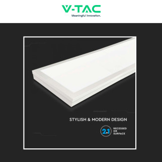 VT-6147 6 Pannelli LED Rettangolari 120x30 40W SMD Driver V-Tac