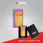 Immagine 6 - Zippo Accendino Slim a Benzina Ricaricabile ed Antivento con Fantasia Leaf Design - mod. 48670