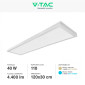 Immagine 4 - V-Tac VT-12030 Pannello LED Rettangolare 120x30 40W SMD con Driver - SKU 216625 / 216626