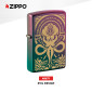 Immagine 2 - Zippo Accendino a Benzina Ricaricabile ed Antivento con Fantasia Evil Design - mod. 48671