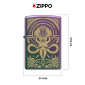 Immagine 4 - Zippo Accendino a Benzina Ricaricabile ed Antivento con Fantasia Evil Design - mod. 48671