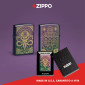 Immagine 6 - Zippo Accendino a Benzina Ricaricabile ed Antivento con Fantasia Evil Design - mod. 48671