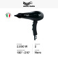 Immagine 2 - Dana Italia TurboJet 5600 Asciugacapelli Professionale Phon 2000W Struttura in Nylon 6/6 di Colore Nero