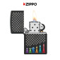 Immagine 5 - Zippo Accendino a Benzina Ricaricabile ed Antivento con Fantasia Chess Pieces Design - mod. 48662