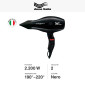 Immagine 2 - Dana Italia Compact Light Asciugacapelli Professionale Phon 2200W Griglia in Ceramica di Colore Nero