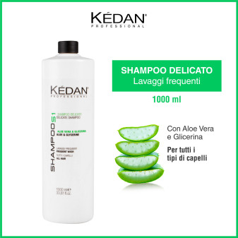 Shampoo Delicato con Aloe Vera e Glicerina Kédan Professional