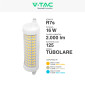 Immagine 5 - V-Tac VT-2118 Lampadina LED R7s 16W Tubolare L118 SMD - SKU 212834 / 212835 / 212836