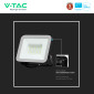 Immagine 8 - V-Tac Pro VT-44050 Faro LED 50W Faretto SMD IP65 Chip Samsung Colore Nero - SKU 10026