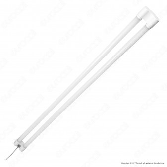 V-Tac VT-12077 Tubo LED Doppio Nano Plastic Plafoniera 36W Lampadina