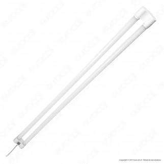 V-Tac VT-12077 Tubo LED Doppio Nano Plastic Plafoniera 36W Lampadina