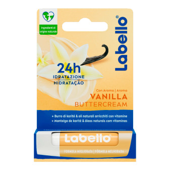 Labello Vanilla Buttercream Balsamo Idratante Labbra Burrocacao - Confezione...