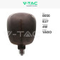 Immagine 2 - V-Tac VT-2264 Lampadina LED E27 4W Filament in Vetro Oscurato Forma Vaso Colore Nero - SKU 8056