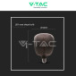 Immagine 6 - V-Tac VT-2264 Lampadina LED E27 4W Filament in Vetro Oscurato Forma Vaso Colore Nero - SKU 8056