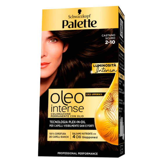 Palette Oleo Intense Tinta Permanente 2-10 Castano Scuro Schwarzkopf Palette Oleo Intense Tinta Permanente 2-10 Castano Scuro Schwarzkopf