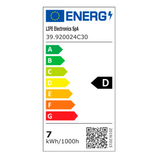 Life Lampadina LED E14 Filament 7W Candela C35 in Vetro