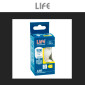 Immagine 9 - Life Lampadina LED E27 7W Minisfera G45 MiniGlobo Filament Vetro Milky - mod. 39.920251CM27 / 39.920251CM30 / 39.920251NM40