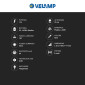 Immagine 3 - Velamp Snicker Torcia LED COB 1W pila 9V con Funzione Alta e Bassa Intensità Tascabile  - mod. IN217