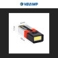 Immagine 7 - Velamp Snicker Torcia LED COB 1W pila 9V con Funzione Alta e Bassa Intensità Tascabile  - mod. IN217