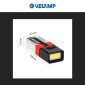 Immagine 6 - Velamp Snicker Torcia LED COB 1W pila 9V con Funzione Alta e Bassa Intensità Tascabile  - mod. IN217