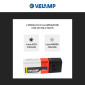 Immagine 8 - Velamp Snicker Torcia LED COB 1W pila 9V con Funzione Alta e Bassa Intensità Tascabile  - mod. IN217