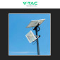 Immagine 7 - V-Tac VT-300W Faro LED 50W Faretto SMD IP65 Bianco con Pannello Solare Sensore Crepuscolare e Telecomando - SKU 10415 / 10416