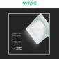Immagine 12 - V-Tac VT-300W Faro LED 50W Faretto SMD IP65 Bianco con Pannello Solare Sensore Crepuscolare e Telecomando - SKU 10415 / 10416