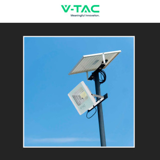 VT-200W Faro LED 40W IP65 Pannello Solare con Telecomando V-Tac