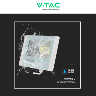 VT-200W Faro LED 40W IP65 Pannello Solare con Telecomando V-Tac