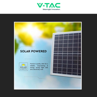VT-200W Faro LED 40W IP65 Pannello Solare con Telecomando V-Tac
