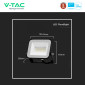 Immagine 9 - V-Tac Pro VT-44020 Faro LED 20W Faretto SMD IP65 Chip Samsung Colore Nero - SKU 10014 / 10015 / 10016
