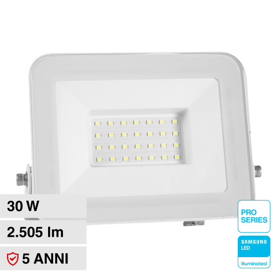 V-Tac Pro VT-44030 Faro LED 30W SMD IP65 bianco V-Tac Pro VT-44030 Faro LED 30W SMD IP65 bianco