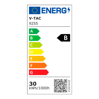 V-Tac VT-4435 Faro LED 30W Faretto SMD IP65 Colore Nero