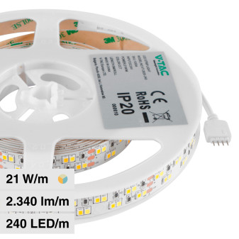 V-Tac VT-2835 Striscia LED Flessibile 105W SMD Changing Color 3in1 240...