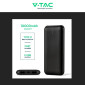 Immagine 12 - V-Tac VT-3527 Power Bank 10000mAh Portatile con Ricarica Rapida 2 Uscite USB-A e Ingresso Type-C - SKU 23035 / 23036 / 23037