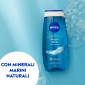 Immagine 3 - Nivea Fresh Pure Bagnoschiuma Rinfrescante con Minerali Marini Vitamine C ed E - Flacone da 250ml