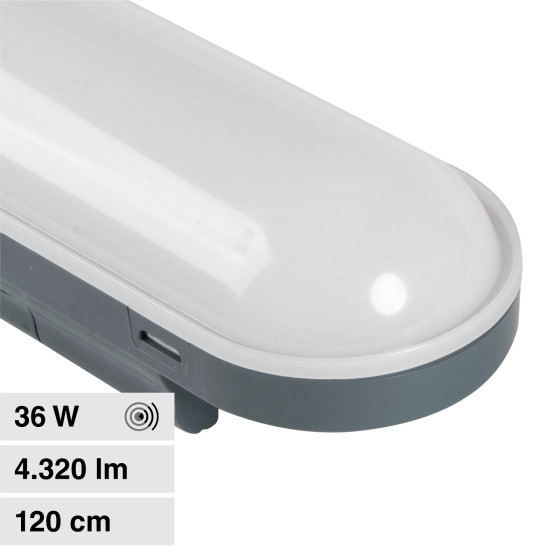 VT-1253S Tubo Plafoniera LED SMD 36W IP65 120cm V-Tac VT-1253S Tubo Plafoniera LED SMD 36W IP65 120cm V-Tac
