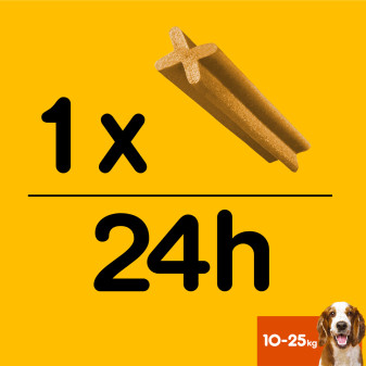 56 Stick per l'Igiene Orale del Cane Pedigree Dentastix Medium