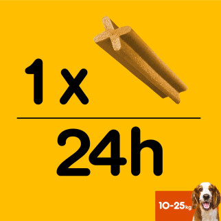 56 Stick per l'Igiene Orale del Cane Pedigree Dentastix Medium
