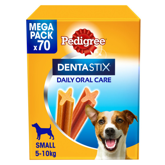 70 Stick per l'Igiene Orale del Cane Pedigree Dentastix Small 70 Stick per l'Igiene Orale del Cane Pedigree Dentastix Small