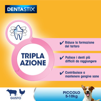 70 Stick per l'Igiene Orale del Cane Pedigree Dentastix Small
