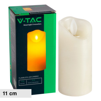 V-Tac VT-7568 Lampada LED da Tavolo Effetto Candela a Batteria Ø53x110mm -...