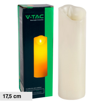 V-Tac VT-7568 Lampada LED da Tavolo Effetto Candela a Batteria Ø53x175mm -...